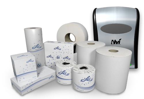 Toilet paper, paper rolls